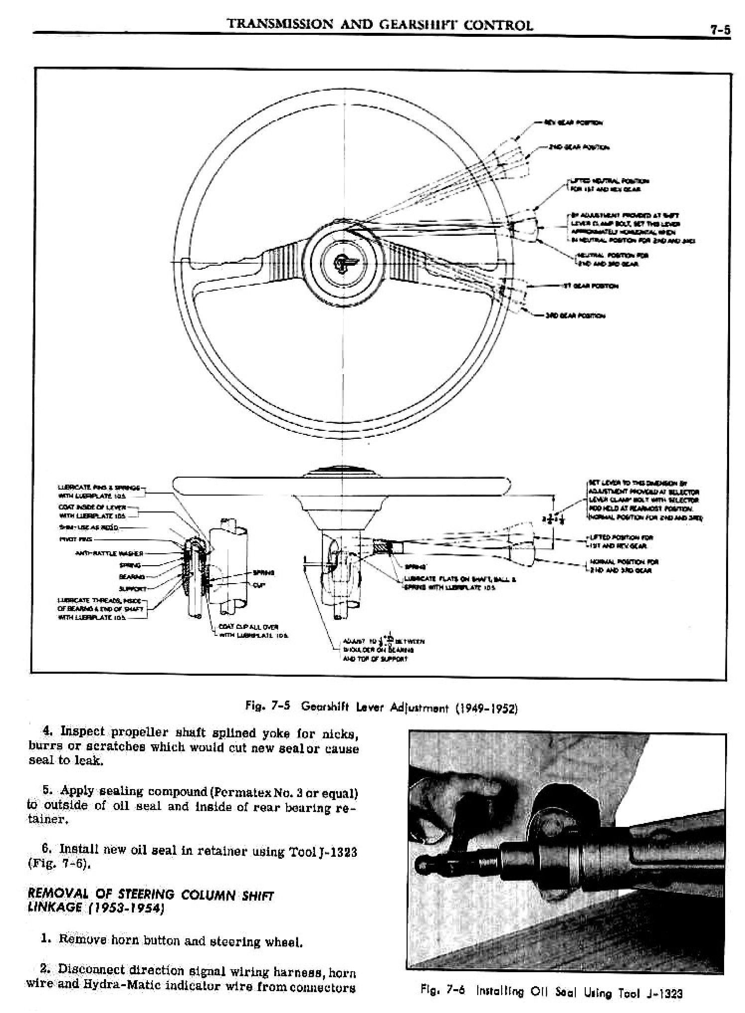 1949 Pontiac Shop Manual- Transmission and Gearshift Control Page 5 of 22